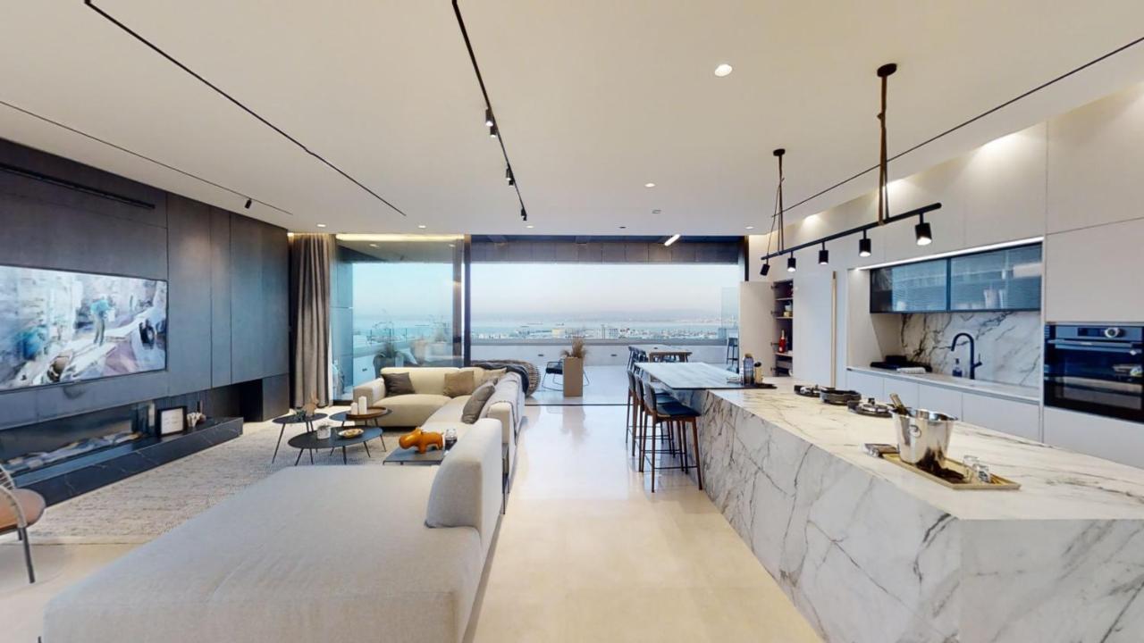 Serene - Infinity Cview Pool - 4 Bedrooms Luxury Penthouse Haifa Exterior photo